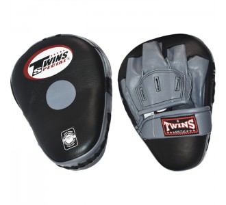 Боксерские ударные лапы Twins Special (PML-10 black/gray)
